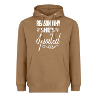 Toasted Coconut the reason she is spoiled couples matching set valentines t shirt Heavyweight Hoodie - SnappyArt