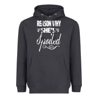 The Reason She Is Spoiled Couples Matching Set Valentines T Shirt Heavyweight Hoodie | Teevron