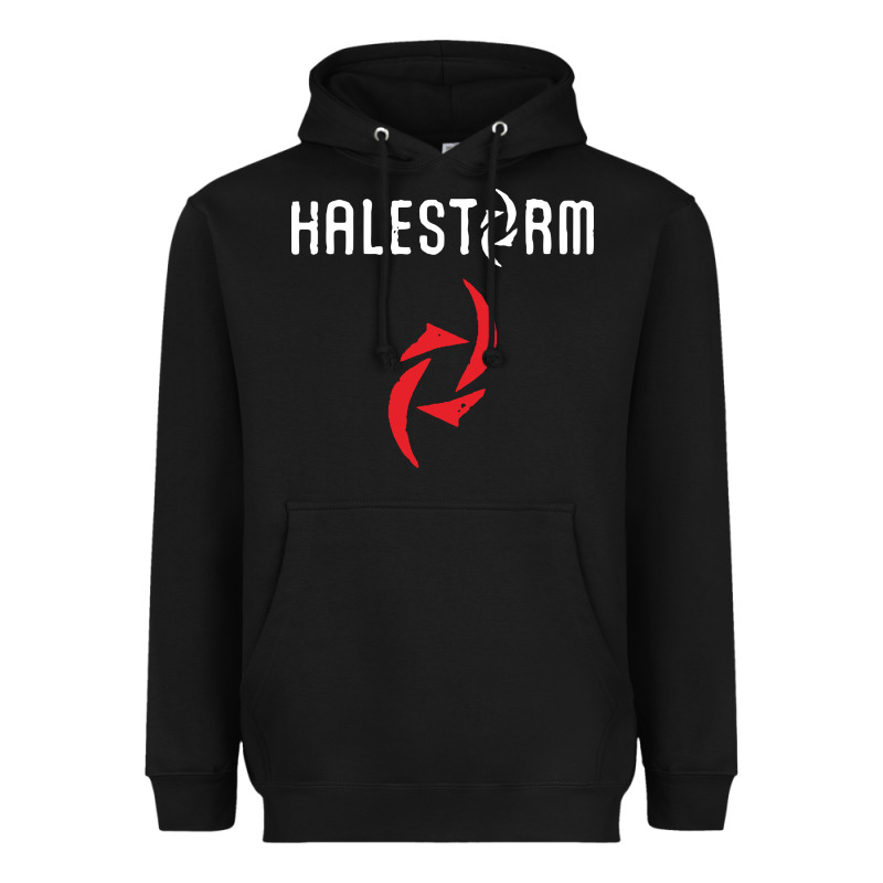 Halestorm Black Heavyweight Hoodie by SnappyArt | Teevron