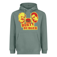 Sage Dirty Burger Heavyweight Hoodie - SnappyArt