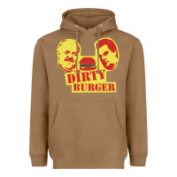 Toasted Coconut Dirty Burger Heavyweight Hoodie - SnappyArt