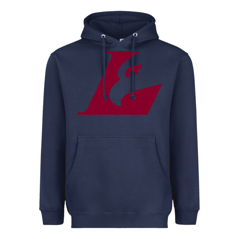 Uw-la Crosse Maroon Heavyweight Hoodie by SnappyArt | Teevron