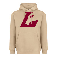 Mushroom UW-La Crosse maroon Heavyweight Hoodie - SnappyArt