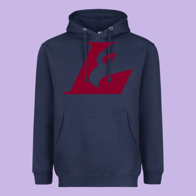 Uw-la Crosse Maroon Heavyweight Hoodie Designed By Snappyart