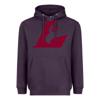 Plum UW-La Crosse maroon Heavyweight Hoodie - SnappyArt