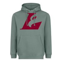 Sage UW-La Crosse maroon Heavyweight Hoodie - SnappyArt