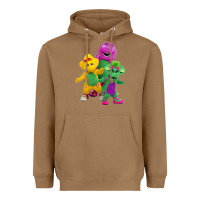 Toasted Coconut new 755 barney and friends cute Heavyweight Hoodie - SnappyArt