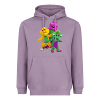 Lavender new 755 barney and friends cute Heavyweight Hoodie - SnappyArt