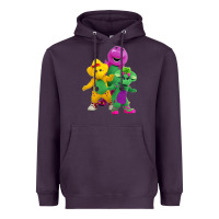 Plum new 755 barney and friends cute Heavyweight Hoodie - SnappyArt