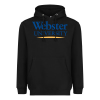 Black webster university Heavyweight Hoodie - SnappyArt
