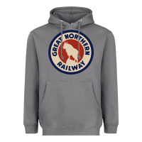 Storm Great Northern Railroad Heavyweight Hoodie - SnappyArt