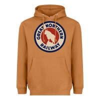 Meerkat Great Northern Railroad Heavyweight Hoodie - SnappyArt