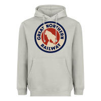 Moon Dust Great Northern Railroad Heavyweight Hoodie - SnappyArt