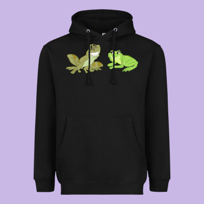 The Princess And The Frog Tiana And Naveen Art Heavyweight Hoodie Designed By Snappyart