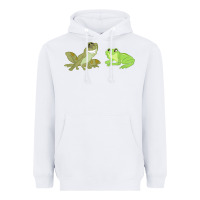 White The Princess and the Frog Tiana and Naveen Art Heavyweight Hoodie - SnappyArt