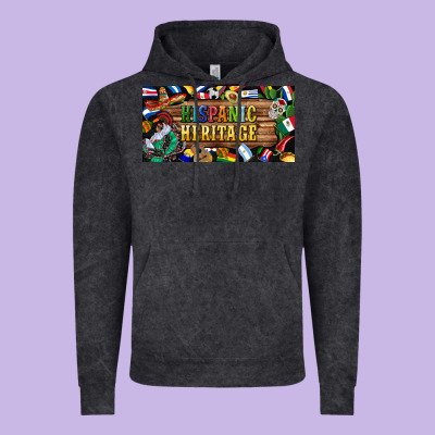 Hispanic Heritage License Plate Vintage Hoodie Designed By Bundleandbundleshop