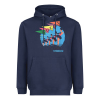 Navy the go go's   vacation retro t shirt Heavyweight Hoodie - SnappyArt