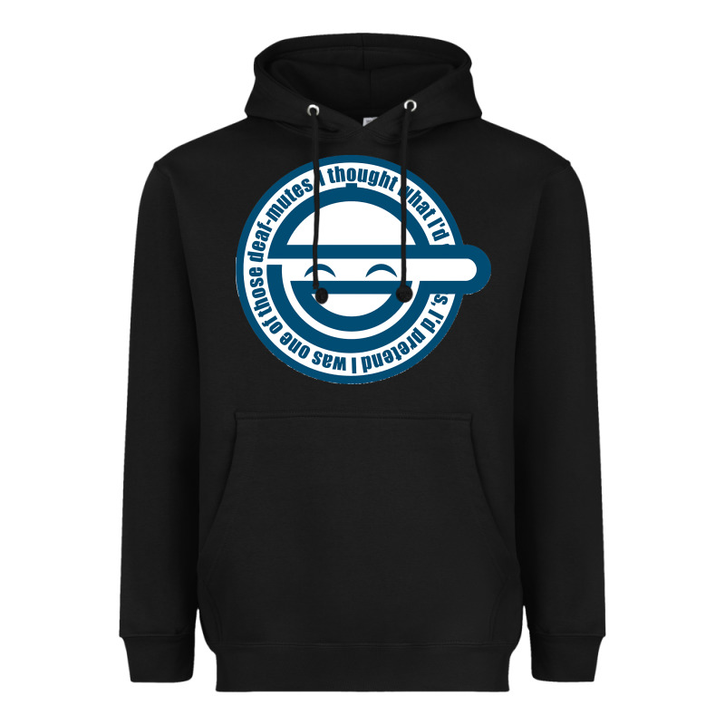 Laughing Man Ghost In The Shell Classic Heavyweight Hoodie by SnappyArt | Teevron