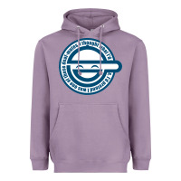 Lavender Laughing Man GHOST IN THE SHELL Classic Heavyweight Hoodie - SnappyArt