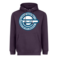 Plum Laughing Man GHOST IN THE SHELL Classic Heavyweight Hoodie - SnappyArt