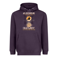 Assuming I'm Just An Old Lady Was Your First Mistake Witch Heavyweight Hoodie | Teevron