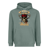 Sage pirate the beatings will continue until morale improves Heavyweight Hoodie - SnappyArt