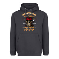 Smoke pirate the beatings will continue until morale improves Heavyweight Hoodie - SnappyArt