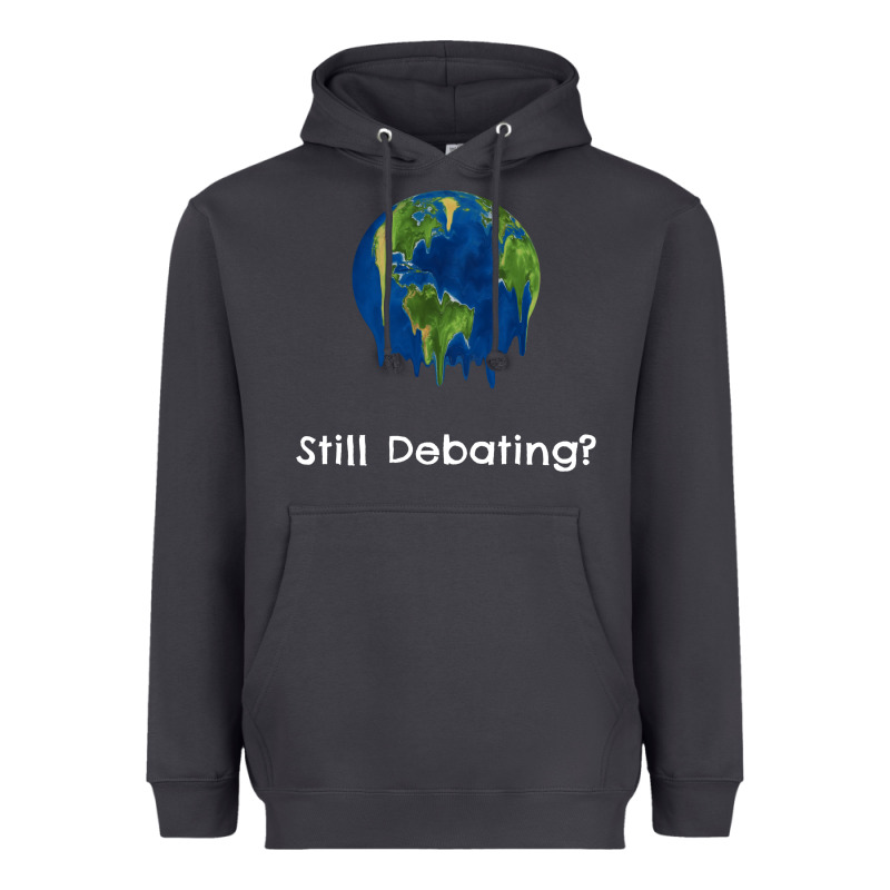 Environmental Climate Change Still Debating Summer Heavyweight Hoodie by SnappyArt | Teevron