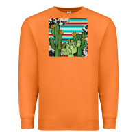Carrot cactus cowhide coaster Premium Sweatshirt - JahusDesignShop