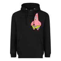 Black Patrick Classic Heavyweight Hoodie - SnappyArt
