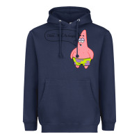 Navy Patrick Classic Heavyweight Hoodie - SnappyArt