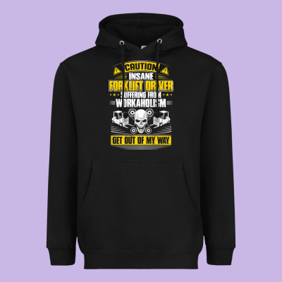Forklift Operator Get Out Of My Way Forklift Driver T Shirt Heavyweight Hoodie Designed By Snappyart