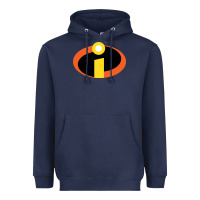 Navy incredibles Heavyweight Hoodie - SnappyArt