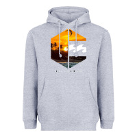 Heather Grey billabong Heavyweight Hoodie - SnappyArt