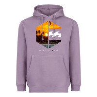 Lavender billabong Heavyweight Hoodie - SnappyArt