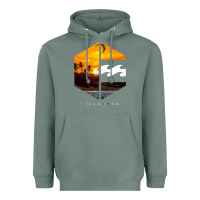 Sage billabong Heavyweight Hoodie - SnappyArt