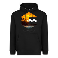 Black billabong Heavyweight Hoodie - SnappyArt