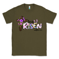 Army Green easter he is risen matthew 28 6 Classic Tee - Jasminsmagicworld