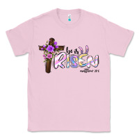 Bubblegum Pink easter he is risen matthew 28 6 Classic Tee - Jasminsmagicworld