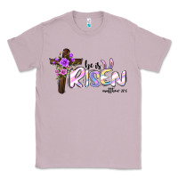Lilac easter he is risen matthew 28 6 Classic Tee - Jasminsmagicworld