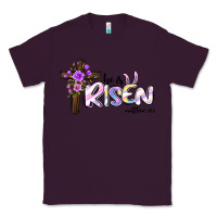 Plum easter he is risen matthew 28 6 Classic Tee - Jasminsmagicworld