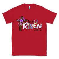 Red easter he is risen matthew 28 6 Classic Tee - Jasminsmagicworld