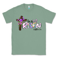 Sage easter he is risen matthew 28 6 Classic Tee - Jasminsmagicworld