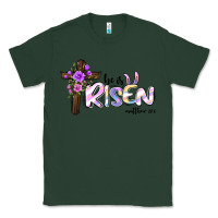 Sports Green easter he is risen matthew 28 6 Classic Tee - Jasminsmagicworld