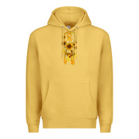 Antique Gold childhood cancer awareness dreamcatcher Premium Hoodie - Jasminsmagicworld