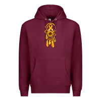 Burgundy childhood cancer awareness dreamcatcher Premium Hoodie - Jasminsmagicworld
