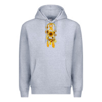Heather Grey childhood cancer awareness dreamcatcher Premium Hoodie - Jasminsmagicworld