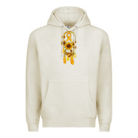 Oatmeal Heather childhood cancer awareness dreamcatcher Premium Hoodie - Jasminsmagicworld