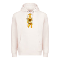 Pale Pink childhood cancer awareness dreamcatcher Premium Hoodie - Jasminsmagicworld