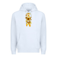 White childhood cancer awareness dreamcatcher Premium Hoodie - Jasminsmagicworld